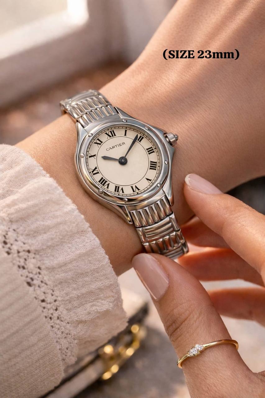 Cartier watch for ladies good quality 
310 dhs💓
 (size 23mm) without stone

Zain59
♥️♥️♥️