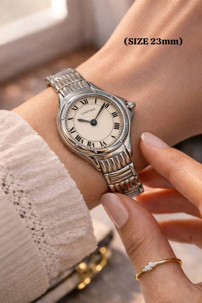 Cartier watch for ladies good quality 
310 dhs💓
 (size 23mm) without stone

Zain59
♥️♥️♥️