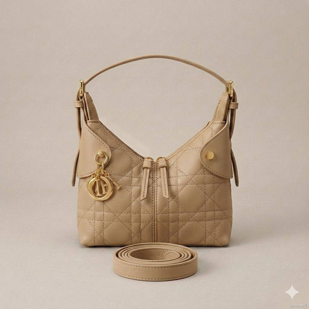 CHRISTIAN DIOR
Voyage HOBO Bag
Made of Crinkled Calfskin
Gold metal Charms
With Long belt strap
NO BOX
Size: 27 cm

100 dhs✅

Zain239
♥️♥️♥️