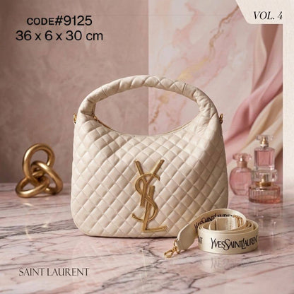 YSL - Yves Saint Laurent
ɪᴄᴀʀᴇ ǫᴜɪʟᴛᴇᴅ ʜᴏʙᴏ
ʟᴀᴍʙsᴋɪɴ ʟᴇᴀᴛʜᴇʀ ᴍᴀᴛᴇʀɪᴀʟ
ᴡɪᴛʜ ʟᴏɴɢ ᴛʀɪᴍ sᴛʀᴀᴘ
sɪᴢᴇ: 36 cm

70 dhs✅

Zain31
♥️♥️♥️