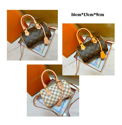 LV SPEEDY 
SMALL SIZE 
 GOOD QUALITY
 WITH BOX 
🎁🎁🎁

85 dhs✅

Zain295
♥️♥️♥️