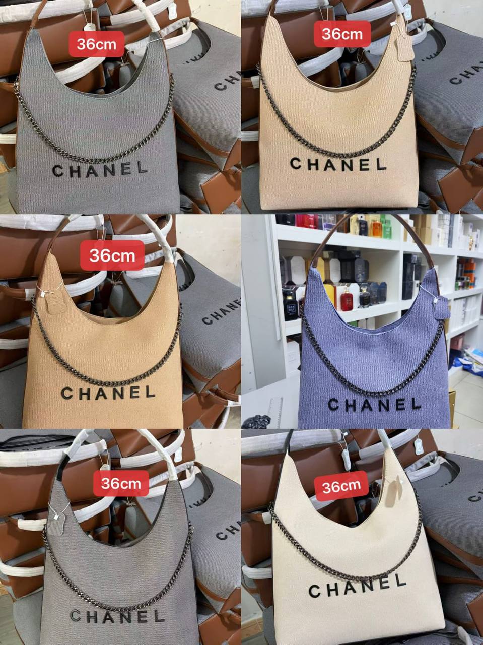 Chanel
 36cm 
100 dhs✅

Zain168
♥️♥️♥️