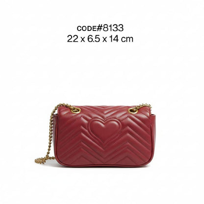 GUCCI  ɢɢ ᴍᴀʀᴍᴏɴᴛ
ғʟᴀᴘ ʟᴏᴄᴋ ʙᴏᴛᴛᴏɴ ʙᴀɢ
ᴍᴀᴛᴇʟᴀssᴇ́ ᴄʜᴇᴠʀᴏɴ ʟᴇᴀᴛʜᴇʀ
ɢᴏʟᴅ ᴄʜᴀɪɴ ʙᴇʟᴛ sᴛʀᴀᴘ
sɪᴢᴇ : 22 cm
ᴡɪᴛʜ BOX
🎁🎁🎁

75 dhs✅

Zain31
♥️♥️♥️