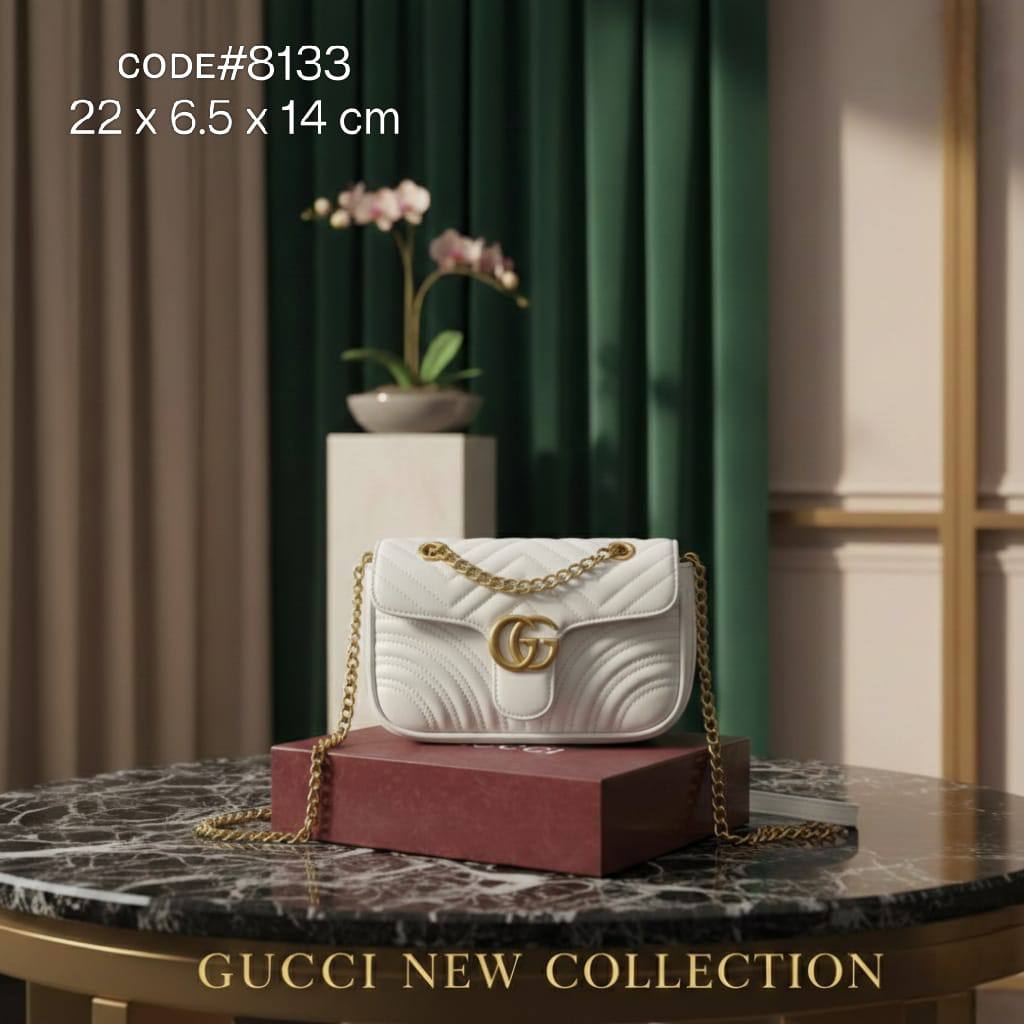 GUCCI  ɢɢ ᴍᴀʀᴍᴏɴᴛ
ғʟᴀᴘ ʟᴏᴄᴋ ʙᴏᴛᴛᴏɴ ʙᴀɢ
ᴍᴀᴛᴇʟᴀssᴇ́ ᴄʜᴇᴠʀᴏɴ ʟᴇᴀᴛʜᴇʀ
ɢᴏʟᴅ ᴄʜᴀɪɴ ʙᴇʟᴛ sᴛʀᴀᴘ
sɪᴢᴇ : 22 cm
ᴡɪᴛʜ BOX
🎁🎁🎁

75 dhs✅

Zain31
♥️♥️♥️