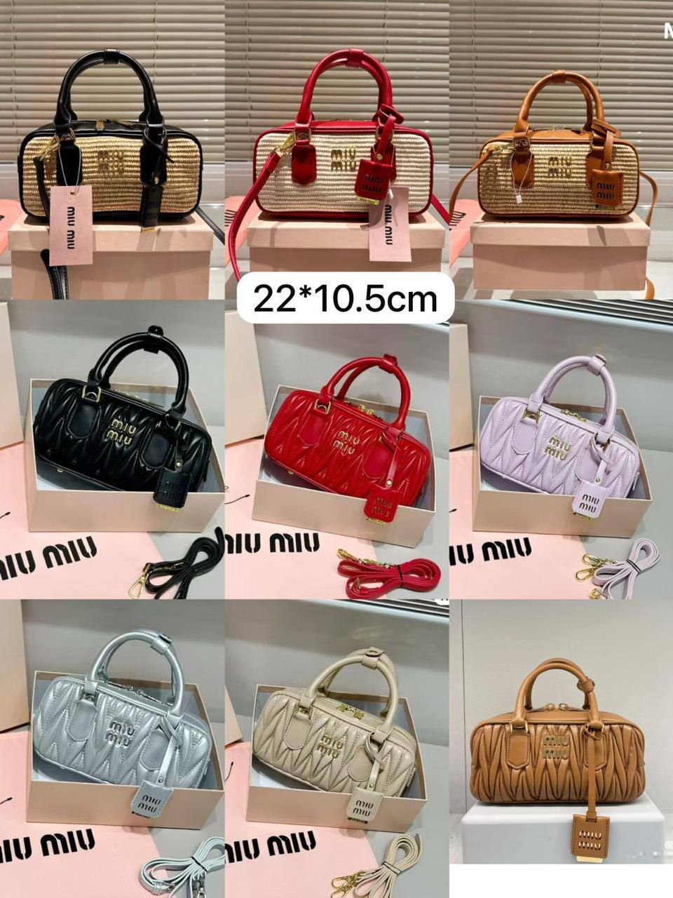 🌸 Miumiu long
1⃣️ First quality +🎁
Size : 22 * 10.5 * 7.5 cm
85 dhs🇦🇪
with box🎁

Zain115
♥️♥️♥️