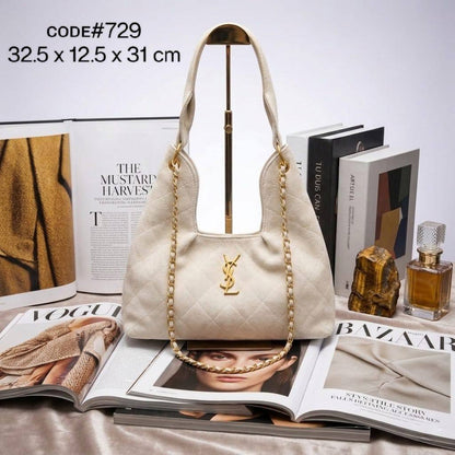 YSL SAINT LAURENT ʜᴏʙᴏ ʙᴀɢ
ᴄʜᴀᴍᴏɪs ʟᴇᴀᴛʜᴇʀ ᴍᴀᴛᴇʀɪᴀʟ
ᴡɪᴛʜ  ʙᴇʟᴛ sᴛʀᴀᴘ
ɢᴏʟᴅ ʜᴀʀᴅᴡᴀʀᴇ
sɪᴢᴇ 32.5 ᴄm

70 dhs✅

Zain31
♥️♥️♥️