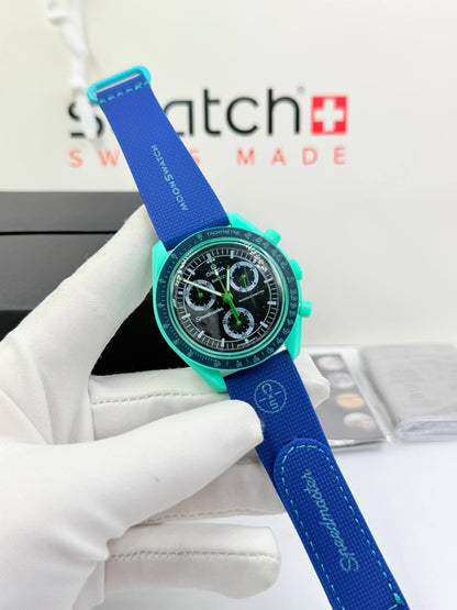Moon swatch 

with original box 
85 dhs🇦🇪🇦🇪

Zain85 
♥️♥️♥️