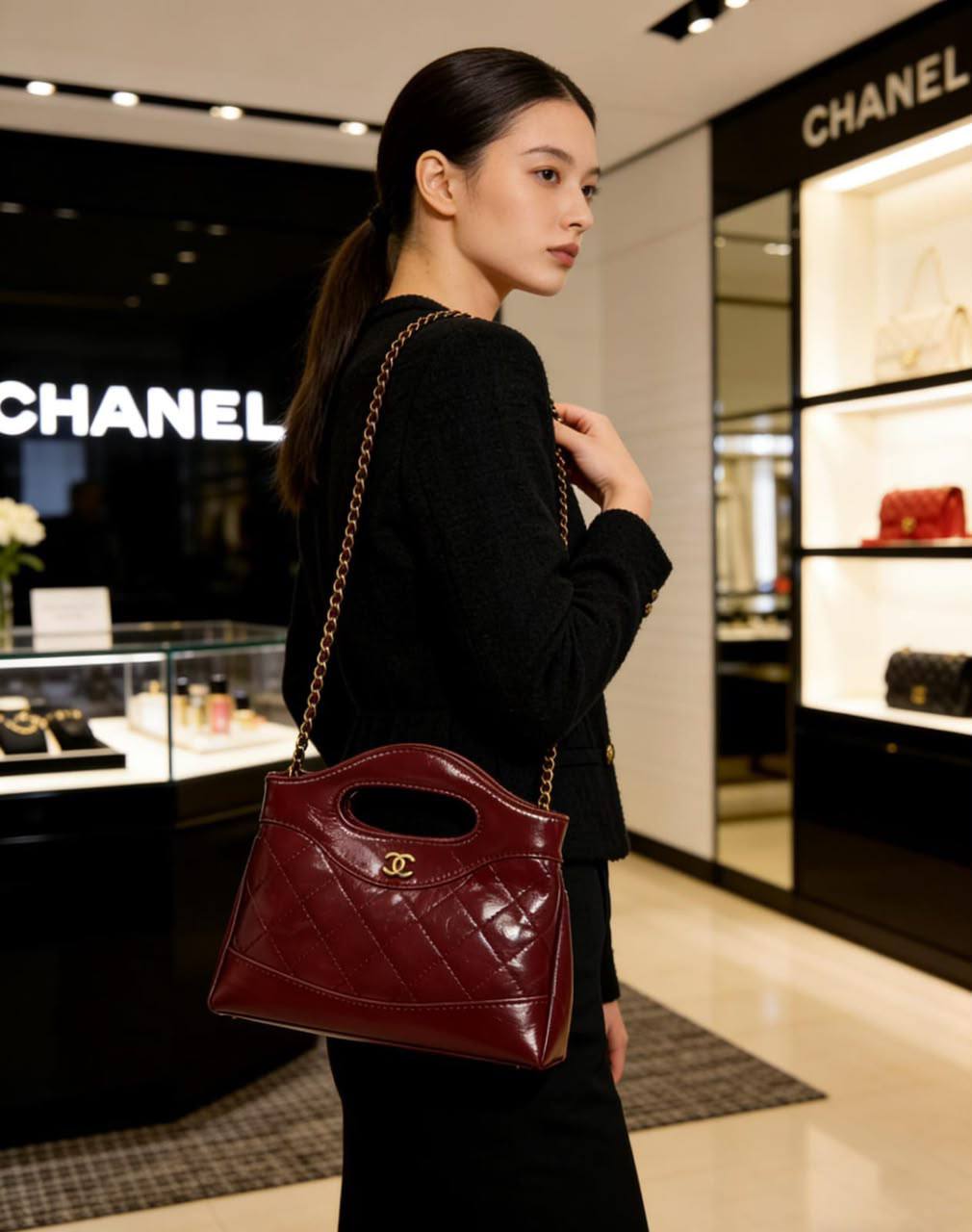 Chanel 

100 dhs🇦🇪🇦🇪🇦🇪
Have box

Size:21*4.5*15

Zain07
♥️♥️♥️