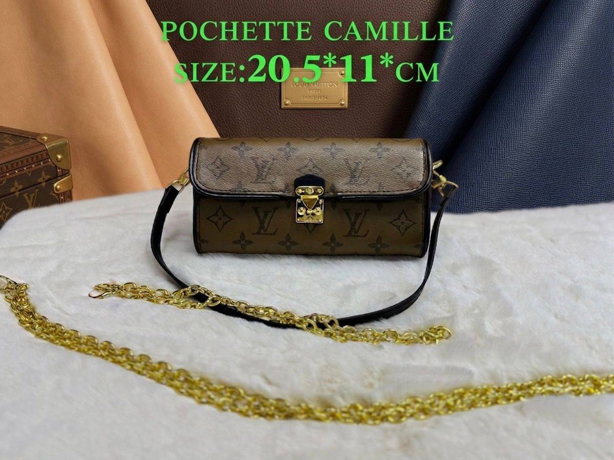 LV ᴘᴏᴄʜᴇᴛᴛᴇ ᴄᴀᴍɪʟʟᴇ
 ɢᴏʟᴅ ᴄʜᴀɪɴ ᴀᴅᴊᴜsᴛᴀʙʟᴇ 
ʀᴇᴍᴏᴠᴀʙʟᴇ ᴄʜᴀɪɴ 
ᴡɪᴛʜ sᴍᴀʟʟ sᴛʀᴀᴘ
ᴡɪᴛʜ sᴍᴀʟʟ ᴄʜᴀɪɴ
ʟᴏɴɢ ᴄʜᴀɪɴ ɢᴏʟᴅ ᴛᴏɴᴇ
ᴡɪᴛʜʙᴏx
🎁🎁🎁

sɪᴢᴇ:20.5*11*6ᴄᴍ
80 dhs✅

Zain56
♥️♥️♥️