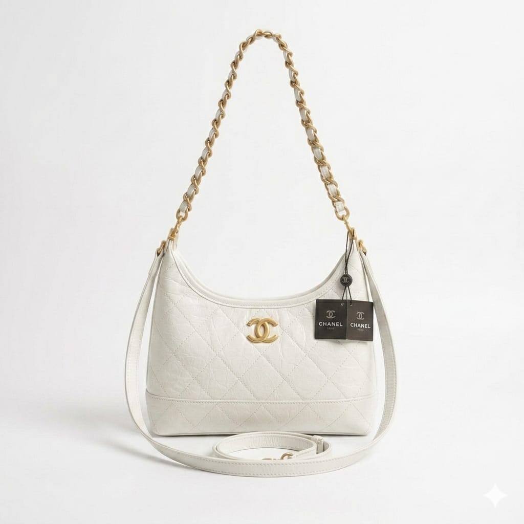 CHANEL ʜᴏʙᴏ 
sʜᴏᴜʟᴅᴇʀ ʙᴀɢ
ɢʀᴀɪɴᴇᴅ ᴄᴀʟғsᴋɪɴ
ɢʟᴏssʏ ʟᴇᴀᴛʜᴇʀ
ɢᴏʟᴅ ᴄʜᴀɪɴ ʙᴇʟᴛ
ᴡɪᴛʜ ʟᴏɴɢ ʙᴇʟᴛ sᴛʀᴀᴘ
ɢᴏʟᴅ ʜᴀʀᴅᴡᴀʀᴇ
sɪᴢᴇ : 28 cm
ᴡɪᴛʜ BOX
🎁🎁🎁

80 dhs✅

Zain31
♥️♥️♥️