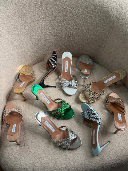 Aquazzura
𝑨𝑨𝑨 𝑸𝑼𝑨𝑳𝑰𝑻𝒀
𝑺𝑰𝒁𝑬 {36 𝒕𝒐 42}
𝑯𝑬𝑬𝑳 8.5 𝑪𝑴
490 dhs🇦🇪

Zain81
♥️♥️♥️