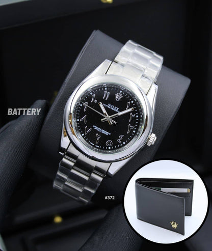 ROLEX MEN WATCH WITH WALLET BATTERY 41MM

175 dhs🪙🌨️

Zain158
♥️♥️♥️