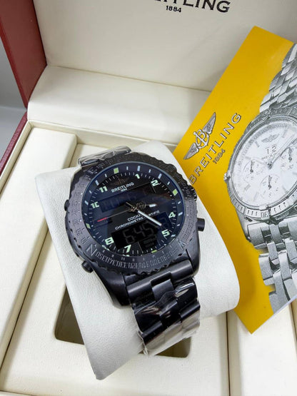 Brietling Men
*Good quality*
*Dual-time*
*Battery*
410 dhs✅

Zain29
♥️♥️♥️