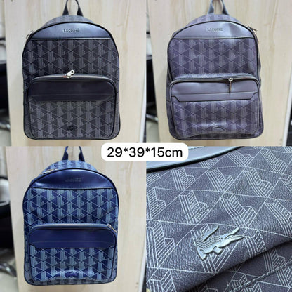 🎒 LACOSTE 🐊 Backpack
1⃣️First quality 
Size: 29 * 39 * 15 cm
95 dhs✅

Zain115
♥️♥️♥️