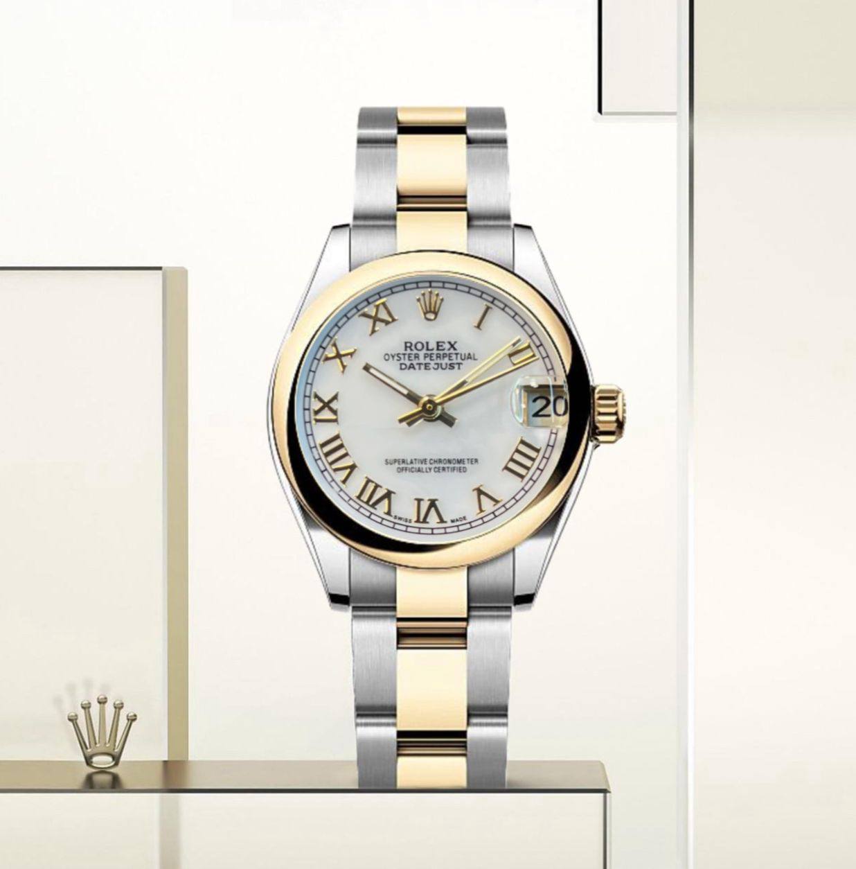 Rolex 
For Ladies Automatic 
Good Quality  31mm 
230 dhs🪙🌨️

Zain59
♥️♥️♥️