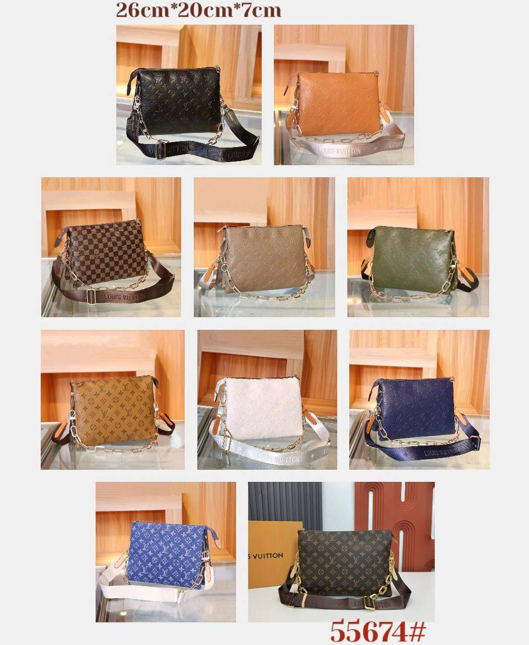 LV

GOOD QUALITY 

WITH BOX 
🎁🎁🎁

115 dhs✅

Zain39
♥️♥️♥️