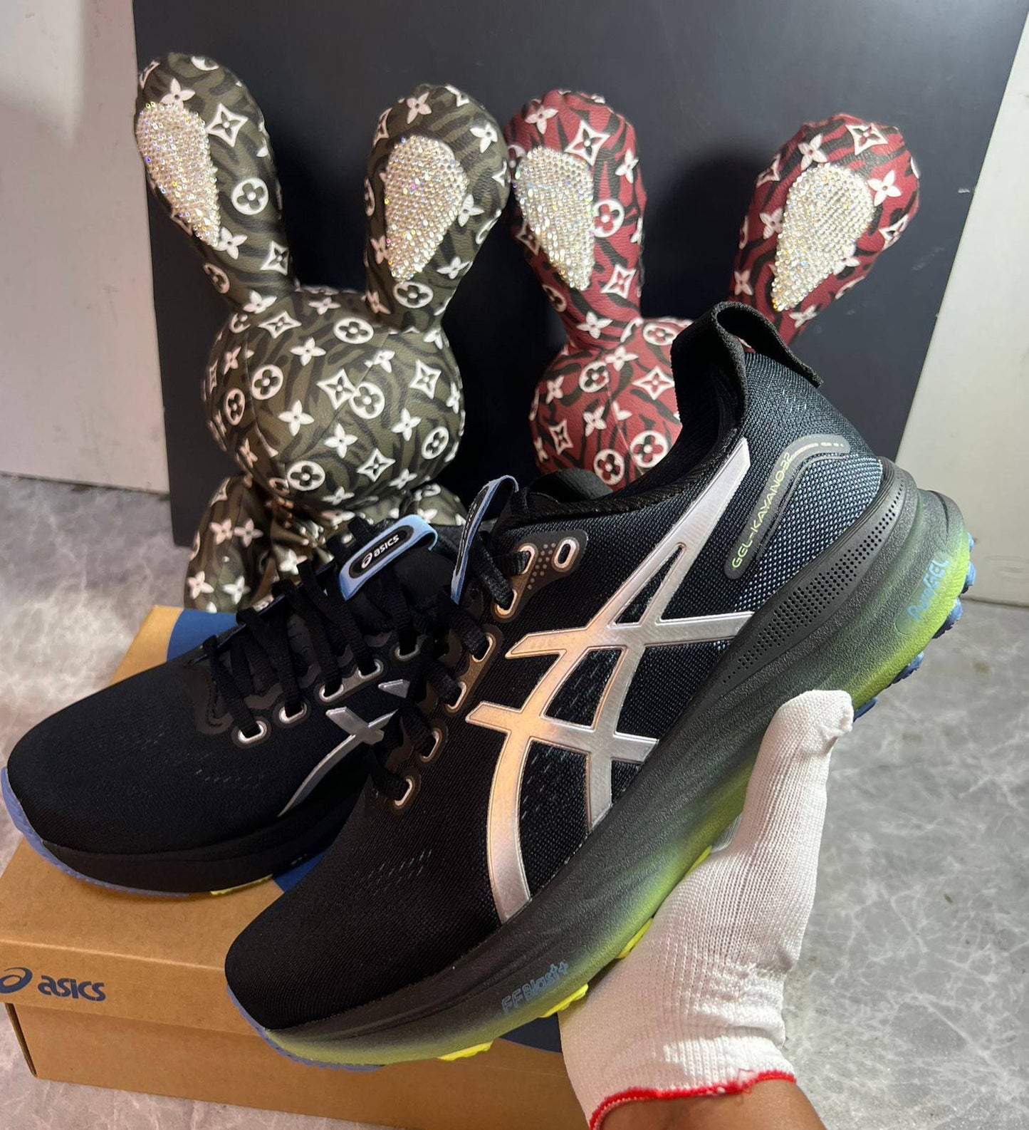 ASICS Men's Gel-Kayano 32 Running Shoes, Black Lime 🍋‍🟩 
36-45 Available 🤩
220 dhs✅

Zain242
♥️♥️♥️