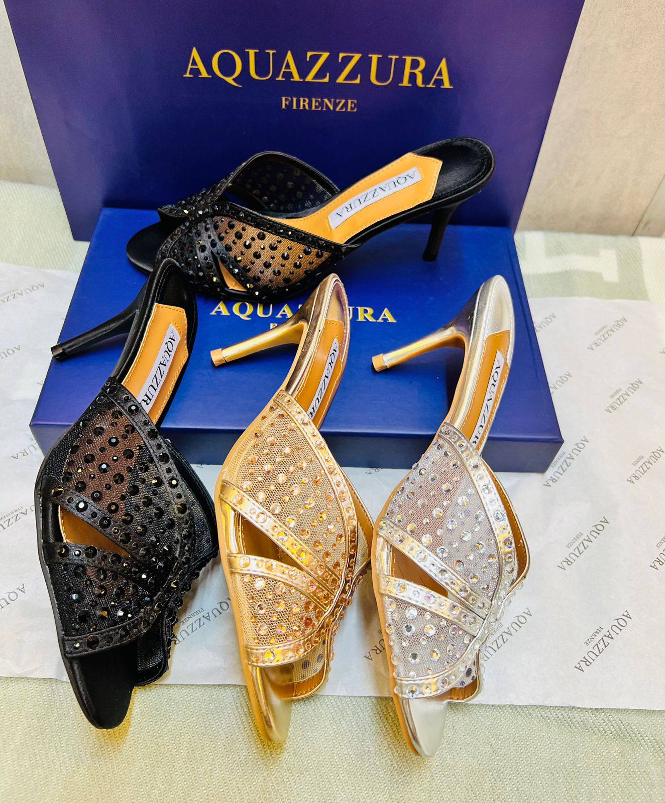 AQUZZURA 
SIZE 36-41  
140 dhs🇦🇪

Zain88
💓💓💓
