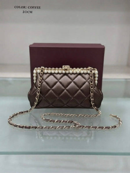 Chanel ᴄʟᴜᴛᴄʜ ᴘᴇᴀʀʟʏ ʙᴀɢ
ᴅᴇsɪɢɴ ɪᴍɪᴛᴀᴛɪᴏɴ ᴘᴇᴀʀʟ ᴇʟᴇɢᴀɴᴄᴇ
ɢᴏʟᴅʜᴀʀᴅᴡᴀʀᴇ ʟᴏɴɢ sʟɪɴɢ
ᴄʟᴏsᴜʀᴇ sᴇᴄᴜʀᴇ ᴛᴏᴘ ғᴀsᴛᴇɴɪɴɢ
ᴡɪᴛʜʙᴏx
sᴏғᴛ ᴛᴇxᴛᴜʀᴇ ᴏғ ʟᴀᴍʙsᴋɪɴ ᴍᴀᴛᴇʀɪᴀʟ
sɪᴢᴇ:20ᴄᴍ
120 dhs🇦🇪🇦🇪

Zain56
♥️♥️♥️
