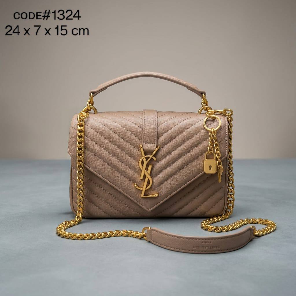 YSL  - ʏᴠᴇs sᴀɪɴᴛ ʟᴀᴜʀᴀɴᴛ
ᴄᴏʟʟᴇɢᴇ  ᴍᴇᴅɪᴜᴍ ʙᴀɢ ǫᴜɪʟᴛᴇᴅ ʟᴇᴀᴛʜᴇʀ
ɢᴏʟᴅ ʟᴀᴄᴇ ʜᴀʀᴅᴡᴀʀᴇ
sɪᴢᴇ : 23 x 7 x 14 cm
ᴡɪᴛʜ BOX
🎁🎁🎁

100 dhs✅

Zain31
♥️♥️♥️