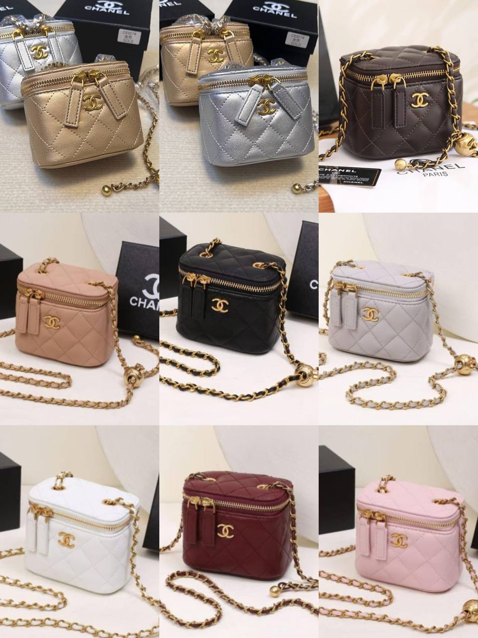 Chanel
90 dhs✅

with box
🎁🎁🎁

size small

Zain26
♥️♥️♥️