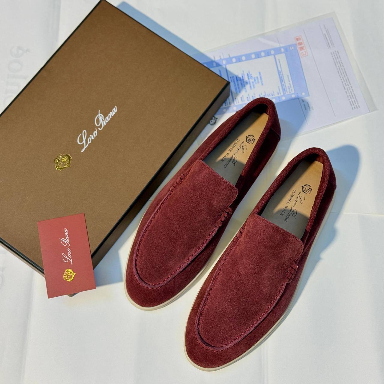 MEN 
LORO PIANA SHOES 
GOOD QUALITY 
130 dhs🪙🖤
Size 40 to 45

Zain40
♥️♥️♥️