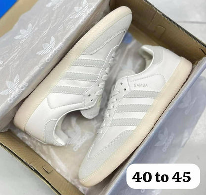 Samba
Size 36 to 45 
90 dhs✅

Zain183
♥️♥️♥️