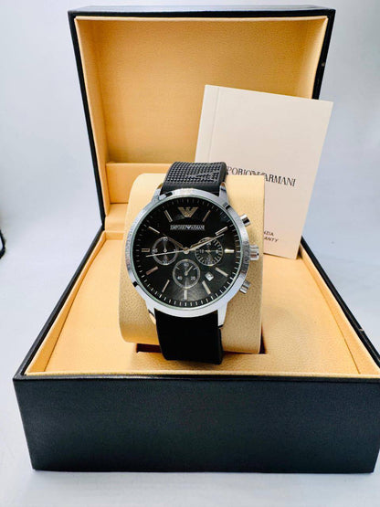 Armani men
*Chronograph working*
*offer price
60 dhs🪙🌨️

Zain08
♥️♥️♥️