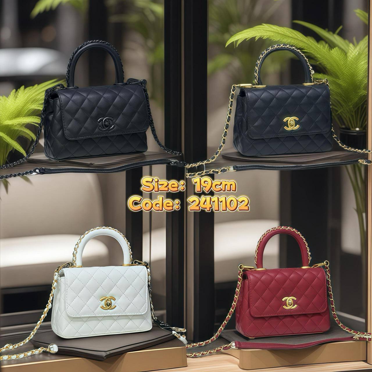 Chanel
high quality 

with box 
🎁🎁🎁

105 dhs🪙💕

Zain13
♥️♥️♥️