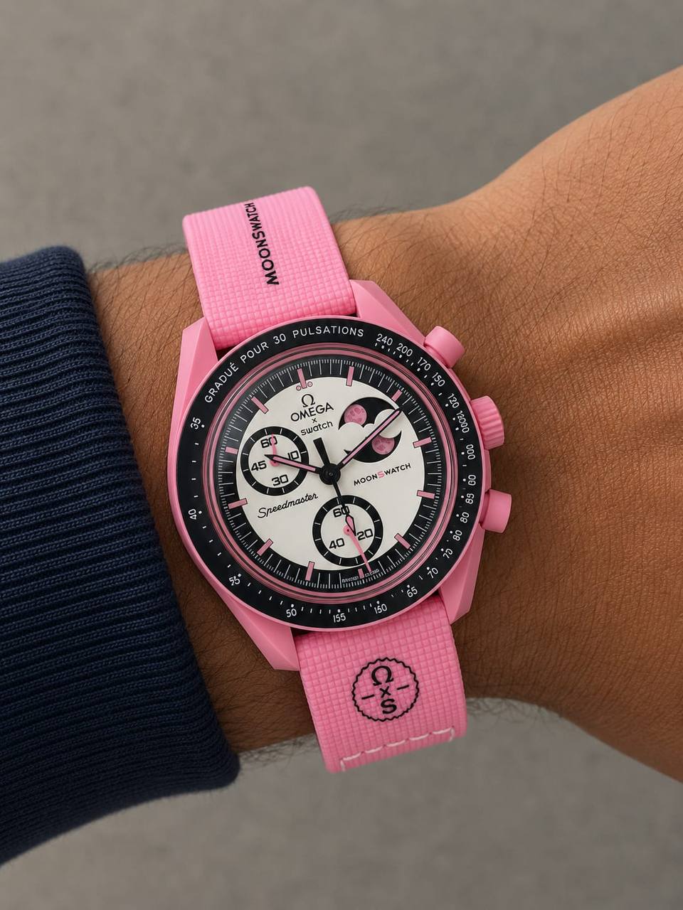 Swatch new  good quality with box and paper bag 
90 dhs✅

Zain59
♥️♥️♥️