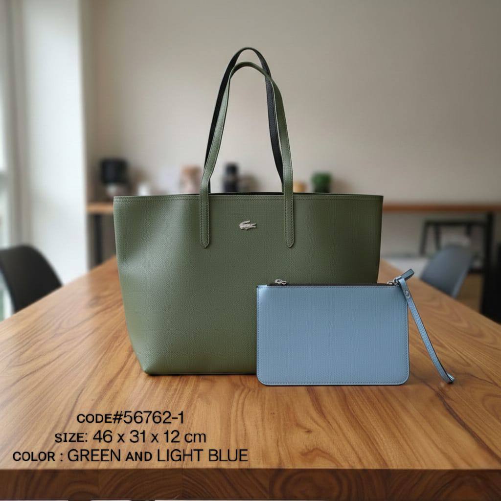 LACOSTE ᴀɴɴᴀ ᴛᴏᴛᴇʙᴀɢ
ʀᴇᴠᴇʀsɪʙʟᴇ TWO ᴄᴏʟᴏʀ
ᴅᴇᴛᴀᴄʜᴀʙʟᴇ ᴘᴏᴜᴄʜ
sɪʟᴠᴇʀ ʜᴀʀᴅᴡᴀʀᴇ
sɪᴢᴇ : 46 ᴄm

75 dhs💓

Zain31
♥️♥️♥️