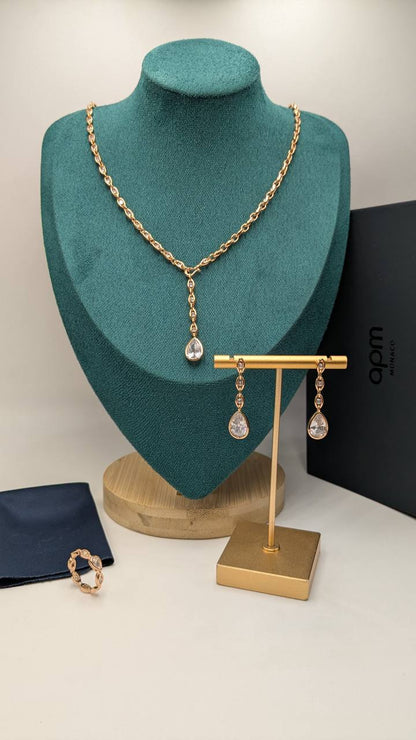 APM Monaco
*Necklace, Earrings & F.Ring*
*Master Quality* 
190 dhs🇦🇪🇦🇪 with Normal Box 🎁
220 dhs🇦🇪🇦🇪 with Master Box 🎁

Zain210
♥️♥️♥️