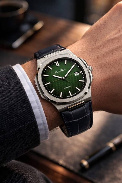 Louis Hilano watch 
for men good quality 
280 dhs💓
 slim size

Zain59
♥️♥️♥️