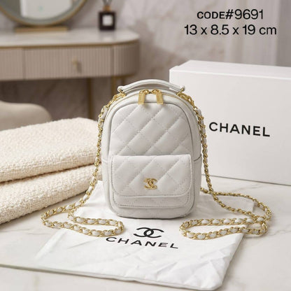 Chanel ᴍɪɴɪ ʙᴀɢᴘᴀᴄᴋ
ᴍɪɴɪ CC ᴄʟᴀsᴅɪᴄ ʟᴏɢᴏ
ǫᴜɪʟᴛᴇᴅ ᴄᴀʟғsᴋɪɴ ʟᴇᴀᴛʜᴇʀ
ʟɪɢʜᴛ ɢᴏʟᴅ ʜᴀʀᴅᴡᴀʀᴇ
sɪᴢᴇ : 13 cm
ᴡɪᴛʜ BOX

80 dhs🇦🇪🇦🇪

Zain31
♥️♥️♥️