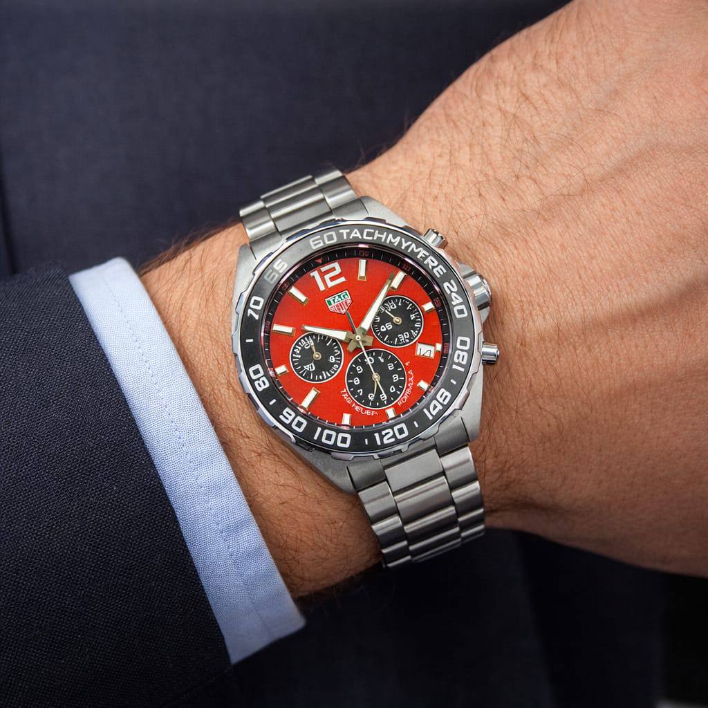 Tagheuer 
watch for men good quality 
320 dhs💓

Zain59
♥️♥️♥️