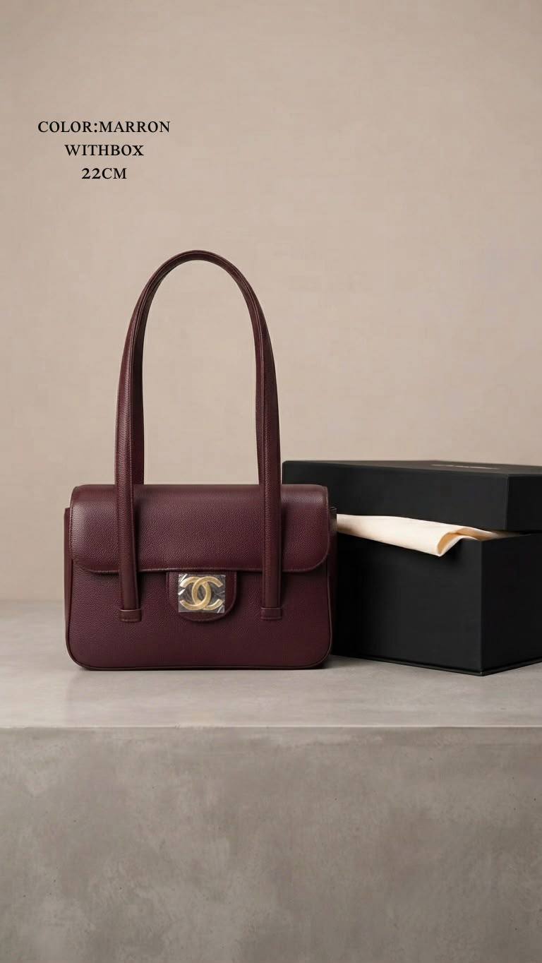 Chanel ᴛᴏᴘ ʜᴀɴᴅʟᴇ ғʟᴀᴘ
ᴡɪᴛʜʙᴏx
ʟᴇᴀᴛʜᴇʀ
sɪᴢᴇ:22ᴄᴍ
110 dhs✅

Zain56
♥️♥️♥️