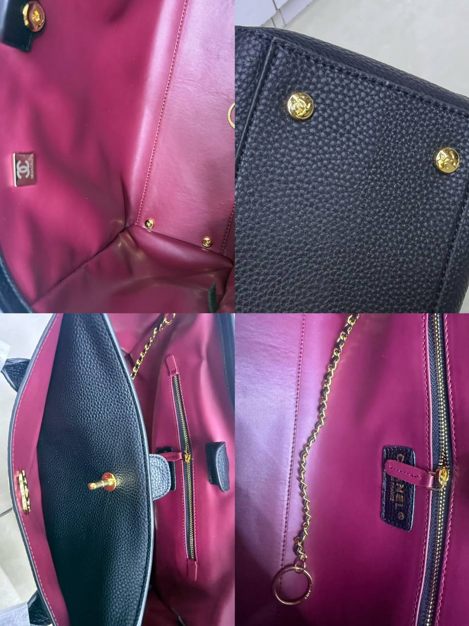 NEW CHANEL 
 Super leather. 
250 dhs🇦🇪🇦🇪
with box

Zain38
♥️♥️♥️