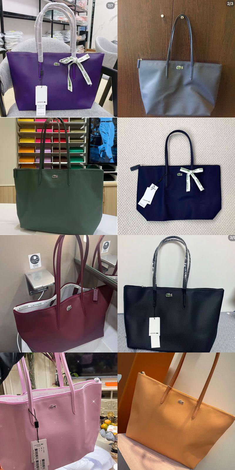 Lacoste
size 45 cm 
55 dhs❣️

Zain12
♥️♥️♥️