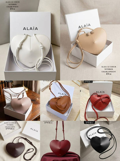 Alaia ʟᴇ ᴄᴏᴇᴜʀ ʜᴇᴀʀᴛ sʜᴀᴘᴇ ᴄʀᴏssʙᴏᴅʏ 
sɪʟᴠᴇʀ ʜᴀʀᴅᴡᴀʀᴇ  
𝟐ᴢɪᴘ ᴄʟᴏsᴜʀ  ᴀᴅᴊᴜsᴛᴀʙʟᴇ sᴛʀᴀᴘ 
ᴀʟᴀɪᴀ ᴅᴜsᴛ ʙᴀɢ
ᴡɪᴛʜʙᴏx🎁🎁🎁
130 dhs✅

Zain56
♥️♥️♥️