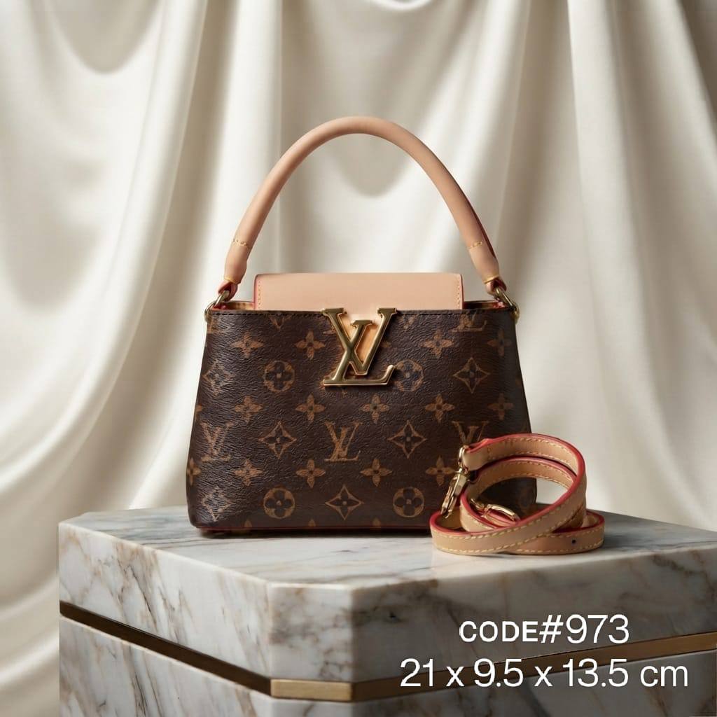 LV
ᴄᴀᴘᴜᴄɪɴᴇs ᴍᴏɴᴏɢʀᴀᴍ
ᴀɴᴅ ᴍᴏɴᴏ ᴇᴍᴘʀᴇɪɴᴛᴇ 
ɢᴏʟᴅ ᴛᴏɴᴇᴅ ʜᴀʀᴅᴡᴀʀᴇ
ᴡɪᴛʜ ʟᴏɴɢ ʙᴇʟᴛ sᴛʀᴀᴘ
sɪᴢᴇ : 21 cm

75 dhs🇦🇪🇦🇪

Zain31
♥️♥️♥️