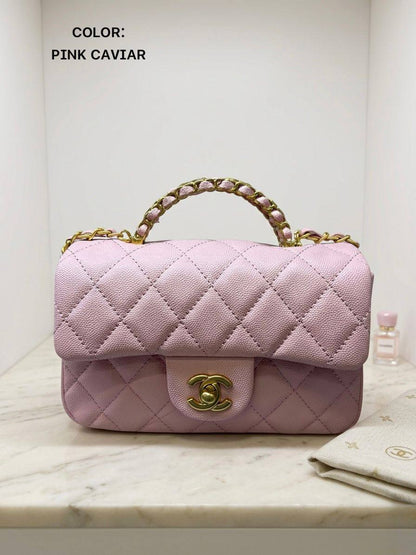 Chanel ᴍɪɴɪ ғʟᴀᴘ
ᴛᴏᴘ ʜᴀɴᴅʟᴇ ɢᴏʟᴅ ᴄʜᴀɪɴ
ᴡɪᴛʜʙᴏx
🎁🎁🎁

ᴄᴀᴠɪᴀʀ ᴍᴀᴛᴇʀɪᴀʟ 
sɪᴢᴇ:20ᴄᴍ
95 dhs✅

Zain56
♥️♥️♥️