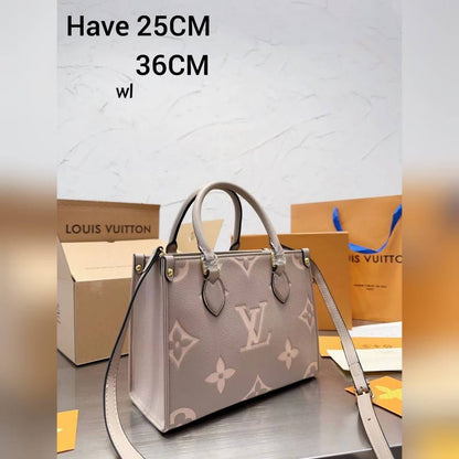 LV 

OTG Bag 
         36Cm 220
         25Cm 190

Good Quality Box

Zain131
♥️♥️♥️