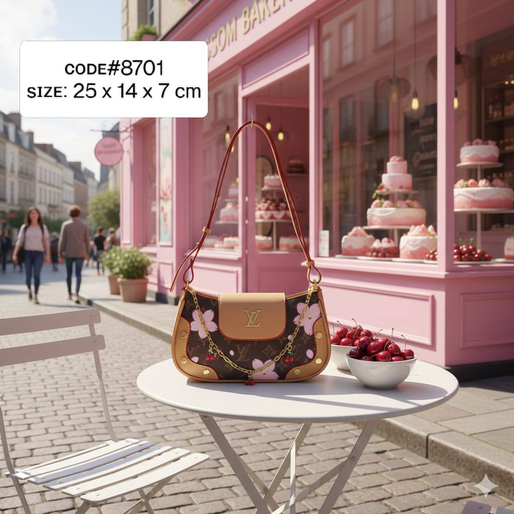 LV
Cherry🍒 & Murakami🌸
ᴍᴏɴᴏɢʀᴀᴍ sʜᴏᴜʟᴅᴇʀ ʙᴀɢ
ᴀᴅᴊᴜsᴛᴀʙʟᴇ ʙᴇʟᴛ sᴛʀᴀᴘ
ɢᴏʟᴅ ʜᴀʀᴅᴡᴀʀᴇ
sɪᴢᴇ : 25 cm
ᴡɪᴛʜ BOX
🎁🎁🎁

70 dhs🪙🌺

Zain31
♥️♥️♥️