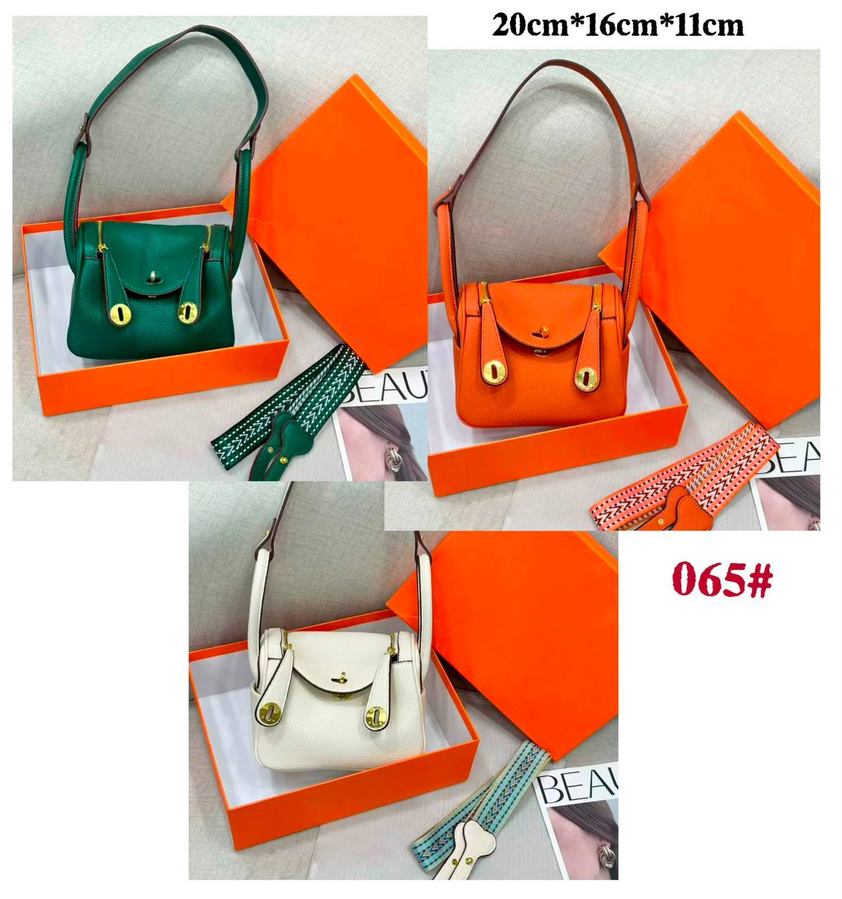 Hermes
LINDY 
GOOD QUALITY WITH BOX 
120 dhs💓

Zain39
♥️♥️♥️