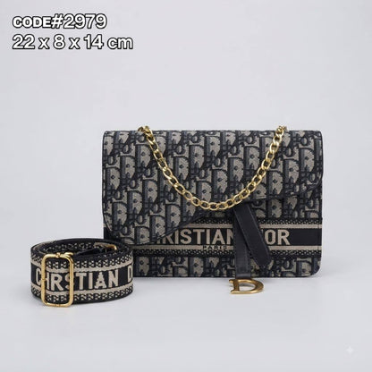 Dior
sǫᴜᴀʀᴇ sᴀᴅᴅʟᴇ
ᴄʀᴏss ʙᴏᴅʏ ʙᴀɢ
ᴡɪᴛʜ ɢᴏʟᴅ ᴄʜᴀɪɴ sᴛʀᴀᴘ
sɪᴢᴇ: 22 cm
WITHOUT BOX

75 dhs🇦🇪🇦🇪

Zain31
♥️♥️♥️