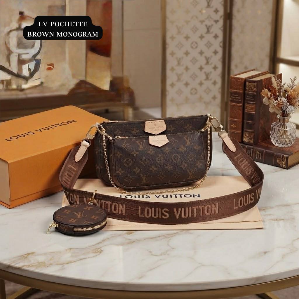 LV ᴍᴜʟᴛɪ ᴘᴏᴄʜᴇᴛᴛᴇ ᴍᴏɴᴏɢʀᴀᴍ
ᴅᴇᴛᴀᴄʜᴀʙʟᴇ ɢᴏʟᴅ ᴄʜᴀɪɴ/ ɢᴜɪᴛᴀʀ sᴛʀᴀᴘ
ᴡɪᴛʜ ᴢɪᴘ ᴘᴏᴜᴄʜ ʀᴇᴍᴏᴠᴀʙʟᴇ sᴛʀᴀᴘ
ᴡɪᴛʜʙᴏx
ʟᴇᴀᴛʜᴇʀ
Sɪᴢᴇ: 23ᴄᴍ
75 dhs✅

Zain56
♥️♥️♥️