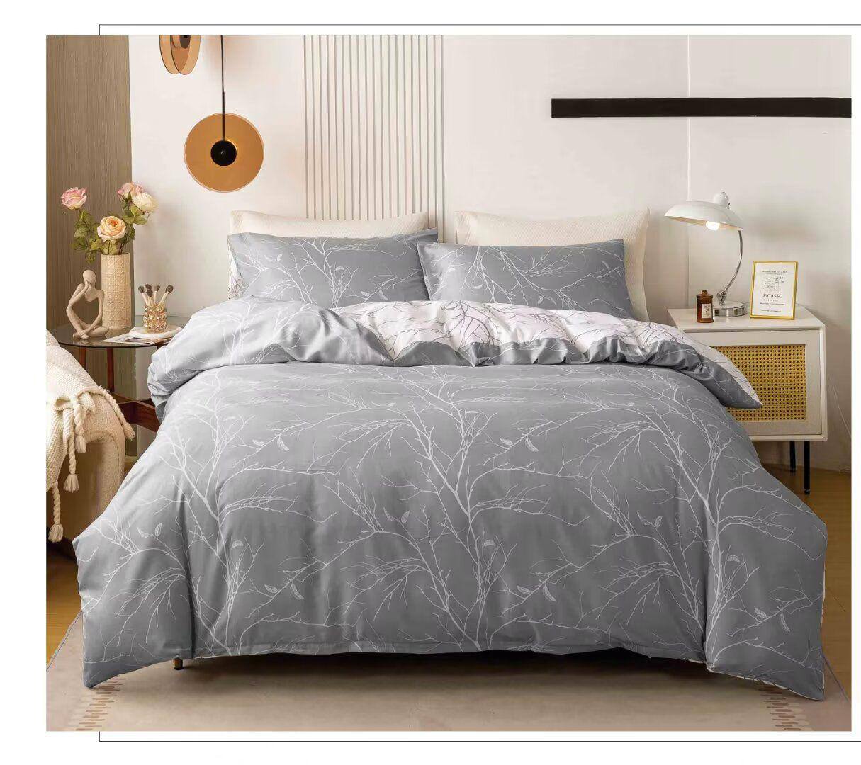 Comfort set
Single 4pcs set
1 comfort 
1 bedsheets 
2 pillowcases 
100 dhs

Zain99