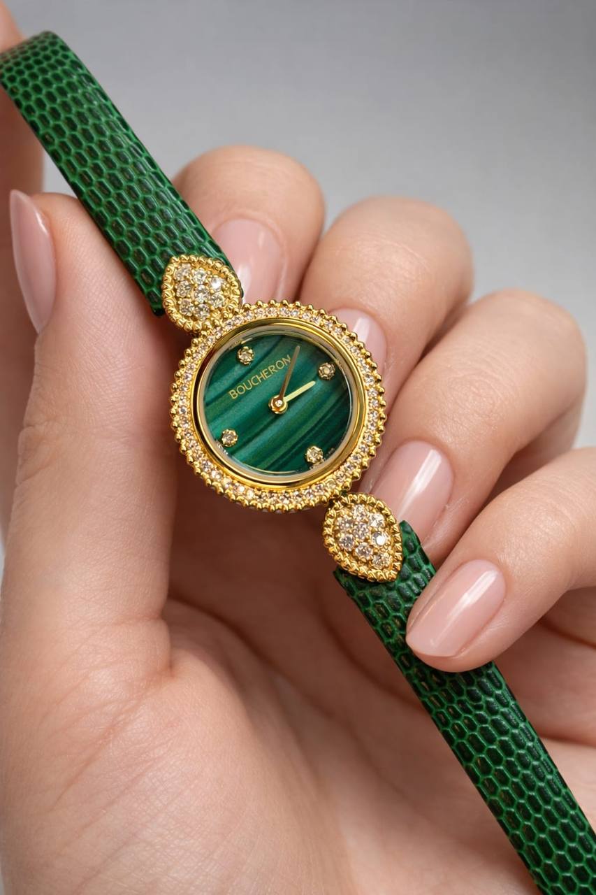 Boucheron watch for ladies
 good quality
260 dhs✅

Zain59
♥️♥️♥️
