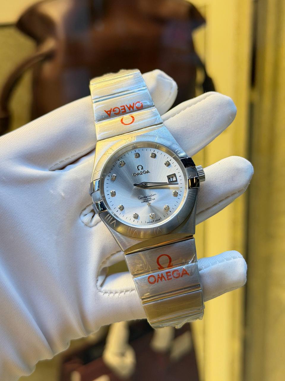 Omega
master  quality 
Automatic 
size：40mm  🥰🥰
260 dhs💓

Zain85
♥️♥️♥️