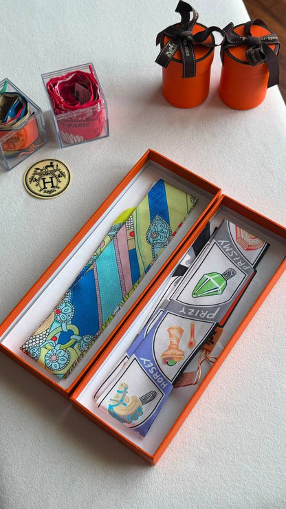 Hermes 
*Twilly Scarf* 
*With orginal packing*  🎁
250 dhs🇦🇪🇦🇪
*VIP QUALITY*

Zain280
♥️♥️♥️